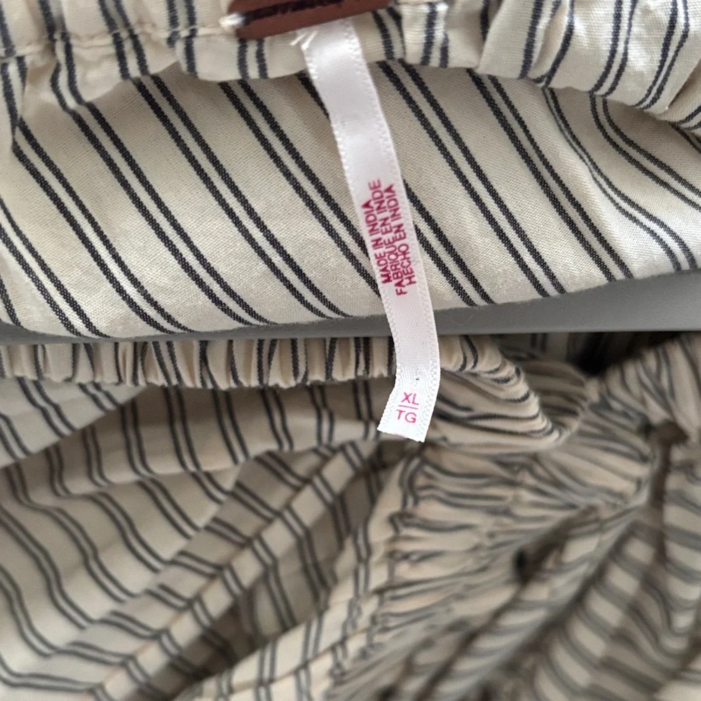 Free People Beige Striped Crop Top - Picture 9 of 10